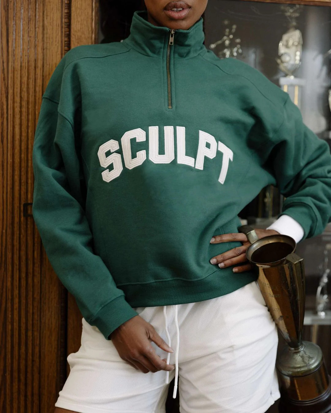 Varsity Half Zip | The Sculpt Society