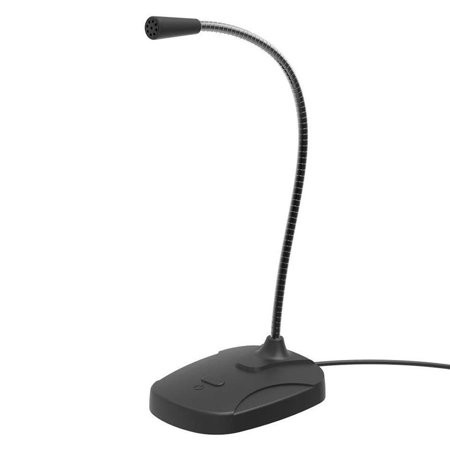 Tabletop Single Wired Microphone Mic Receiver 3.5mm For Computer Game Voice Conference Universal | Walmart (US)