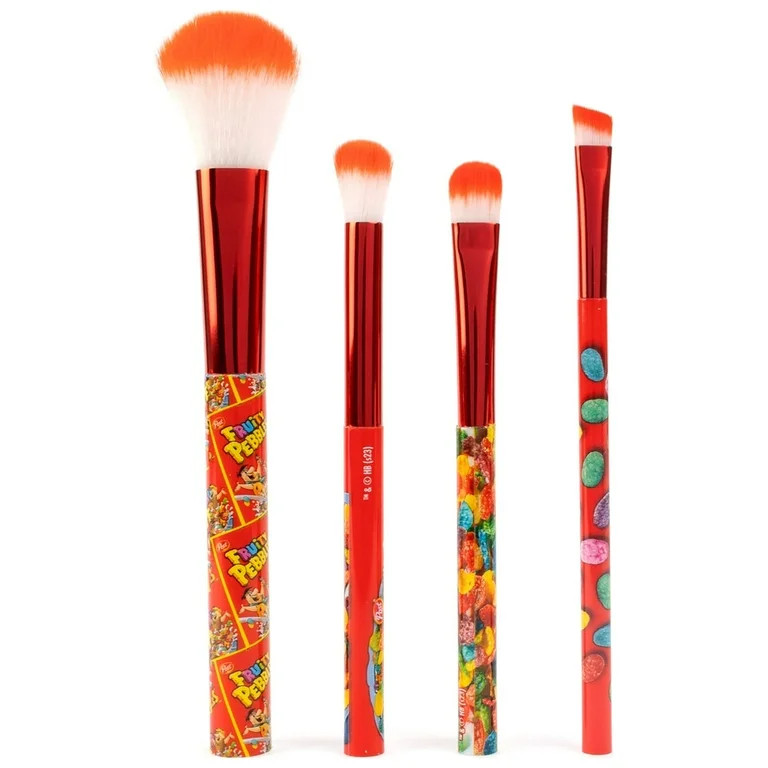 Fruity Pebbles 4 piece Cosmetic Brush Set - Walmart.com | Walmart (US)