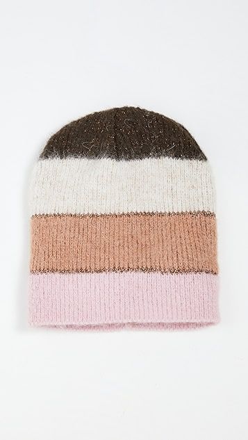 Metallic Wide Striped Hat | Shopbop