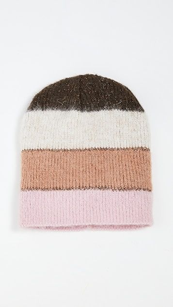 Metallic Wide Striped Hat | Shopbop