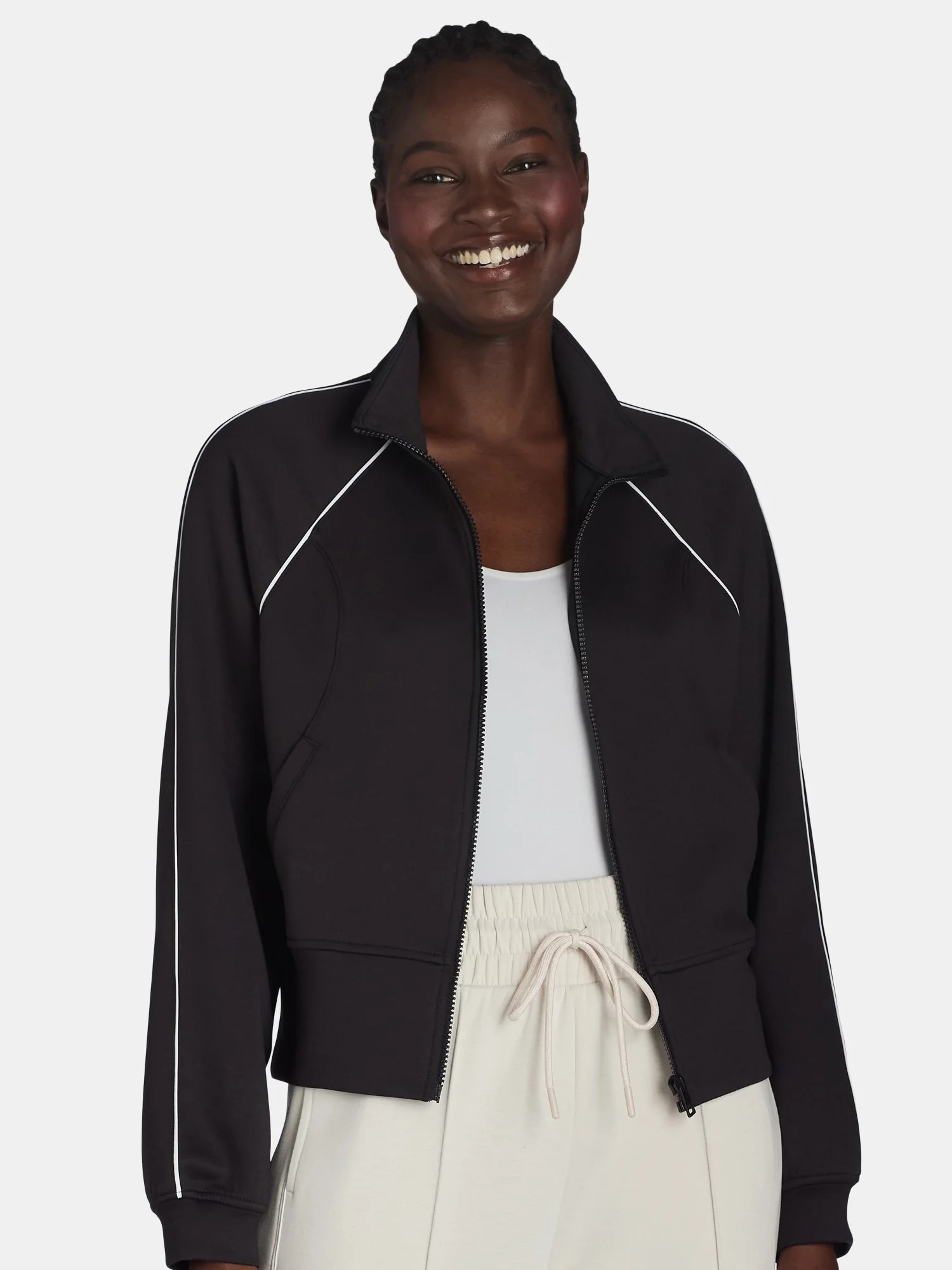 Avia Women's Knit Track Jacket, Sizes XS-XXXL | Walmart (US)