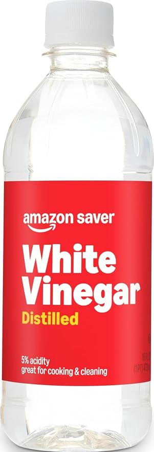 Amazon Saver, Distilled White Vinegar, Great for Cooking and Cleaning, 16 Fl Oz | Amazon (US)