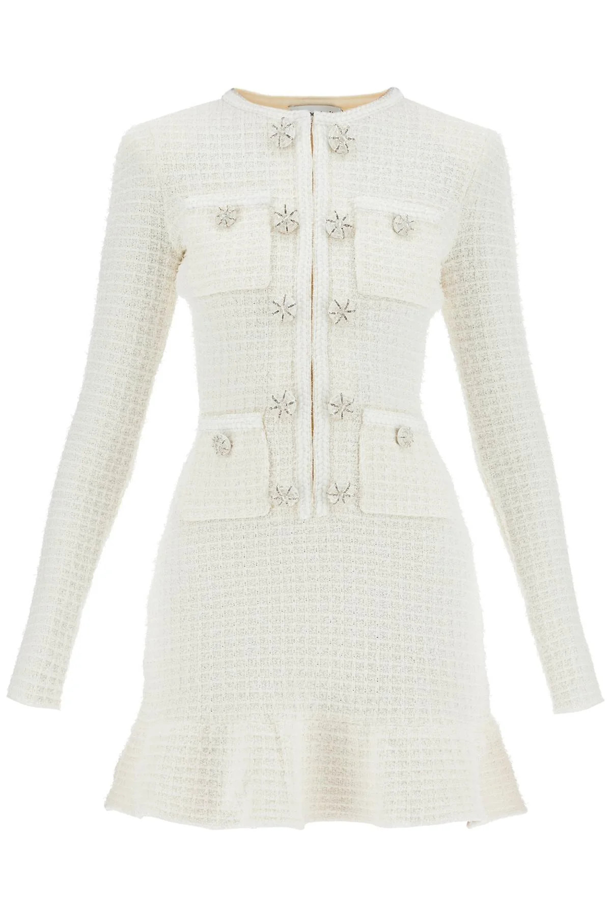 Self Portrait Textured Knit Mini Dress With Eight M | Balardi