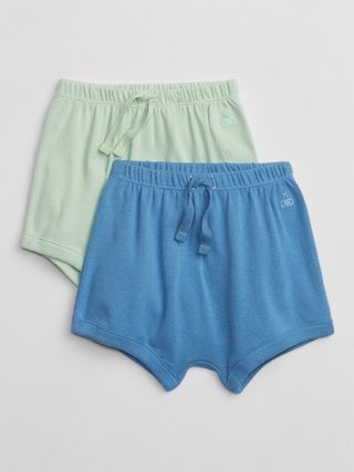 Baby Pull-On Shorts (2-Pack) | Gap Factory