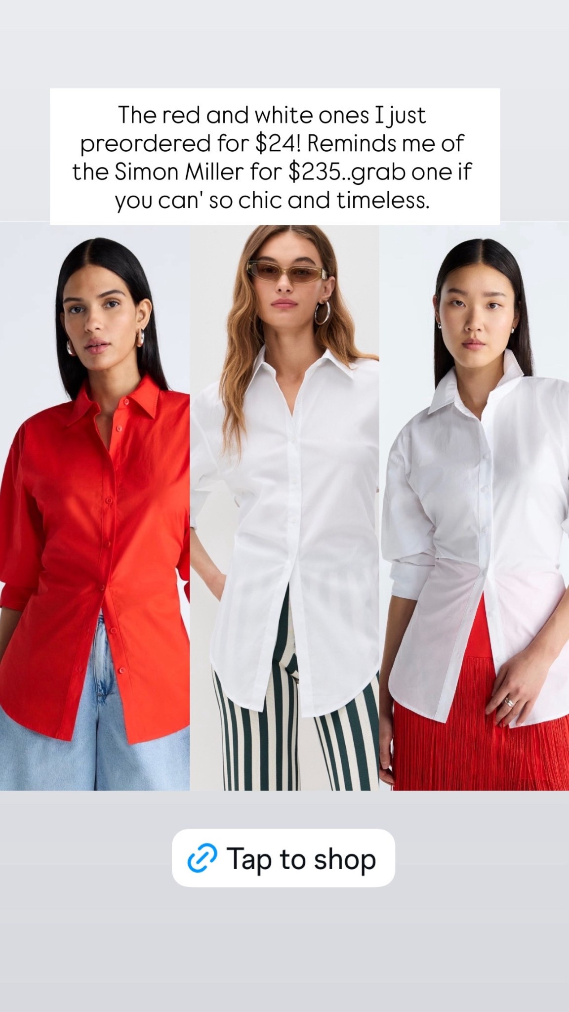  ✨Tap the bell, save and ❤️ for over 40 fashion, midlife style, midsize fashion and luxury looks for less. 

The red and white ones I just preordered for $24! Reminds me of the Simon Miller for $235..grab one if you can' so chic and timeless.


👑"Helping you look good, feel good!" - Lindsey Denver

Spring looks, Midlife style for real women who want to feel confident again. Over 40 fashion and over 50 style that works with changing bodies, perimenopause shifts, and real life. Think midsize fashion, Gen X style and up, body confidence, and mom outfits that feel polished, comfortable, and elevated...because style over 45 and over 50 should feel effortless, not stressful. 


#LTKPlusSize #LTKOver40 #LTKMidsize