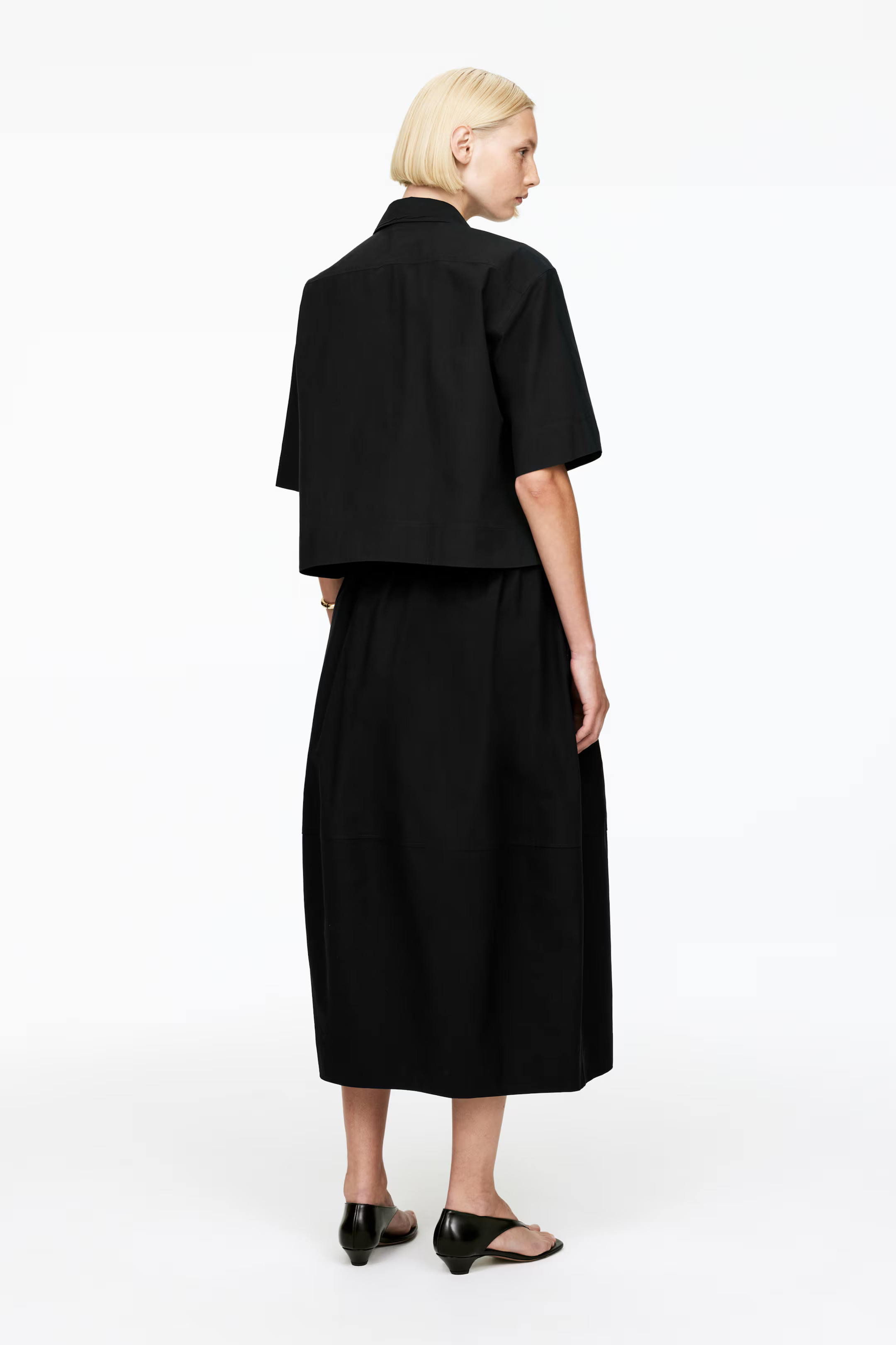 Chemise en coton à manches courtes | H&M (FR, IT, ES, PT, BE)