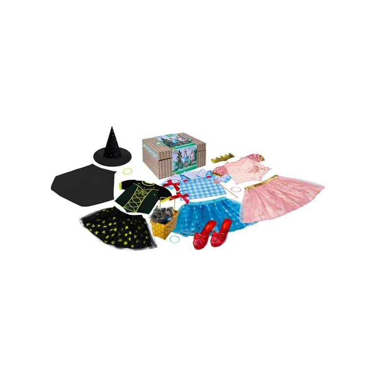 Wizard of Oz Dress Up Trunk Set for 3 Kids by Rubies, Small | Walmart (US)