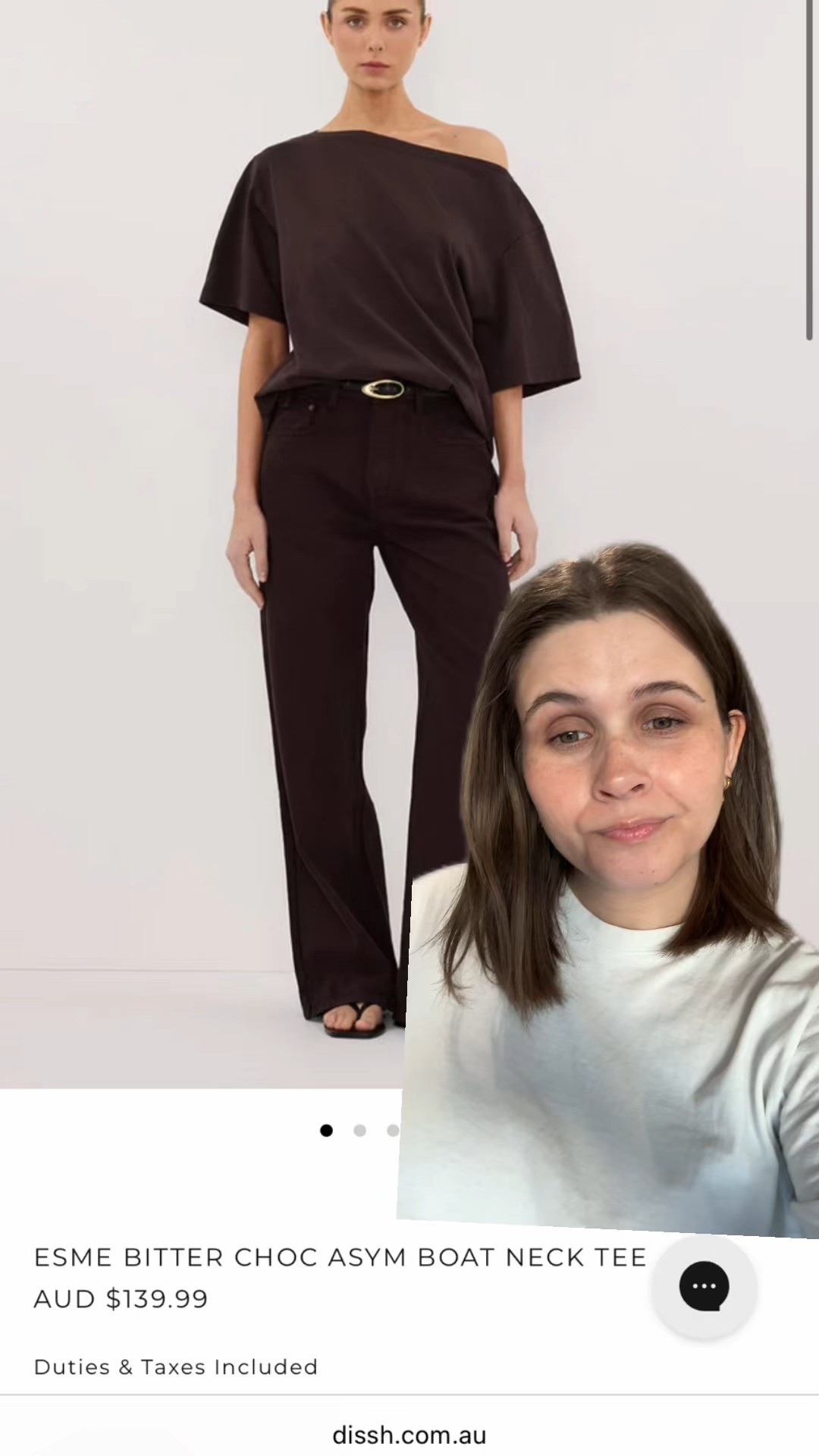 My favourite boat neck top is now in chocolate brown!

I wear it in a size small. I recommend sizing down. I wear it both off the shoulder and on the shoulder  