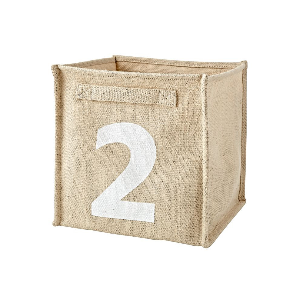 Alphanumeric 2/B Cube Bin | Crate & Barrel