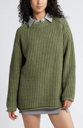 BP. Slouchy Chenille Pullover Sweater | Nordstrom | Nordstrom