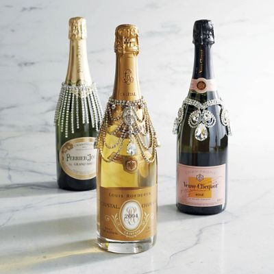 Wine Bottle Crystal Veil | Frontgate | Frontgate