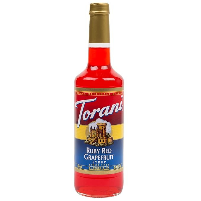 Torani Ruby Red Grapefruit Syrup, 25.4 Fl. Oz., 750 mL | Amazon (US)