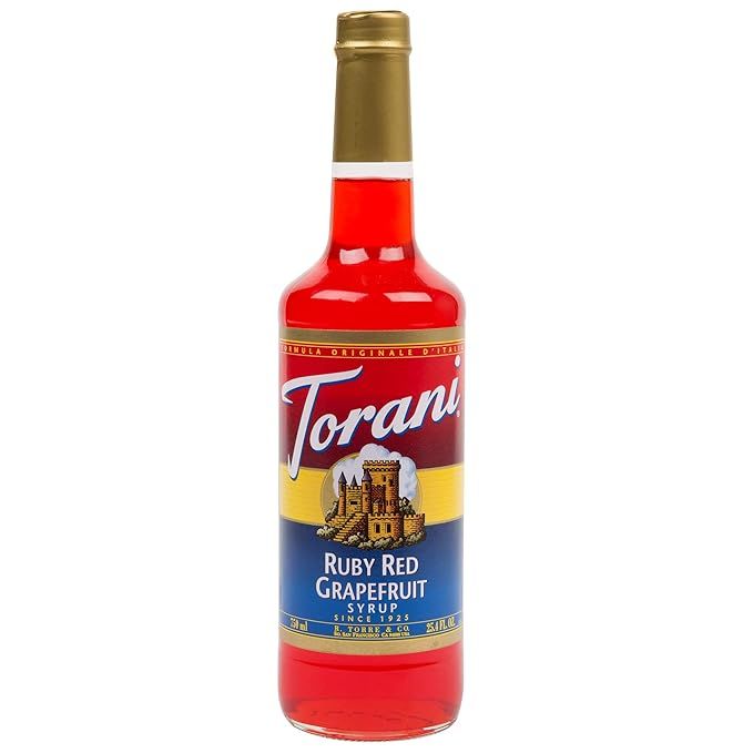 Torani Ruby Red Grapefruit Syrup, 25.4 Fl. Oz., 750 mL | Amazon (US)