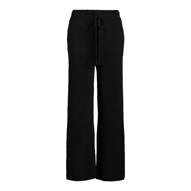 Joyspun Women's and Women’s Plus Chenille Pull-On Pants, 28” Inseam, Size XS - 3X | Walmart (US)