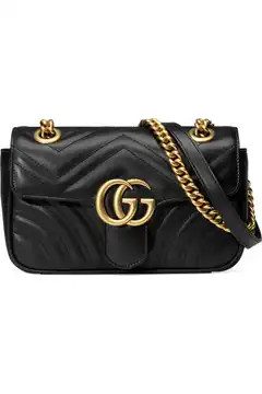 Mini GG Marmont 2.0 Matelassé Leather Shoulder Bag | Nordstrom