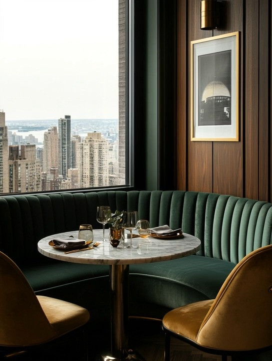 Everyone wants the booth at the restaurant. So why not bring the booth home?

There’s something about booth seating that instantly makes dining feel more intimate, comfortable and special. And in a home, it can turn an ordinary dining corner into a destination of its own.

If you have the space, create the look with a luxurious velvet booth paired with a marble dining table. And this is one place where we absolutely encourage going bold with color—emerald, burgundy, navy or rich brown. The depth of velvet is what gives the space that dramatic, high-end restaurant feeling.

Add warm lighting, a few beautiful glasses and suddenly this isn’t simply where you eat. It becomes the place for long dinners, morning coffee, conversations and entertaining.

And creating the look is easier than you might think. We’ve curated beautiful booth seating options so you can choose the size, color and style that works for your home.

Restaurant atmosphere. At home. And yes—you always get the booth.

#diningroomdecor #boothseating #velvetfurniture #homedecor 

 #LTKHome