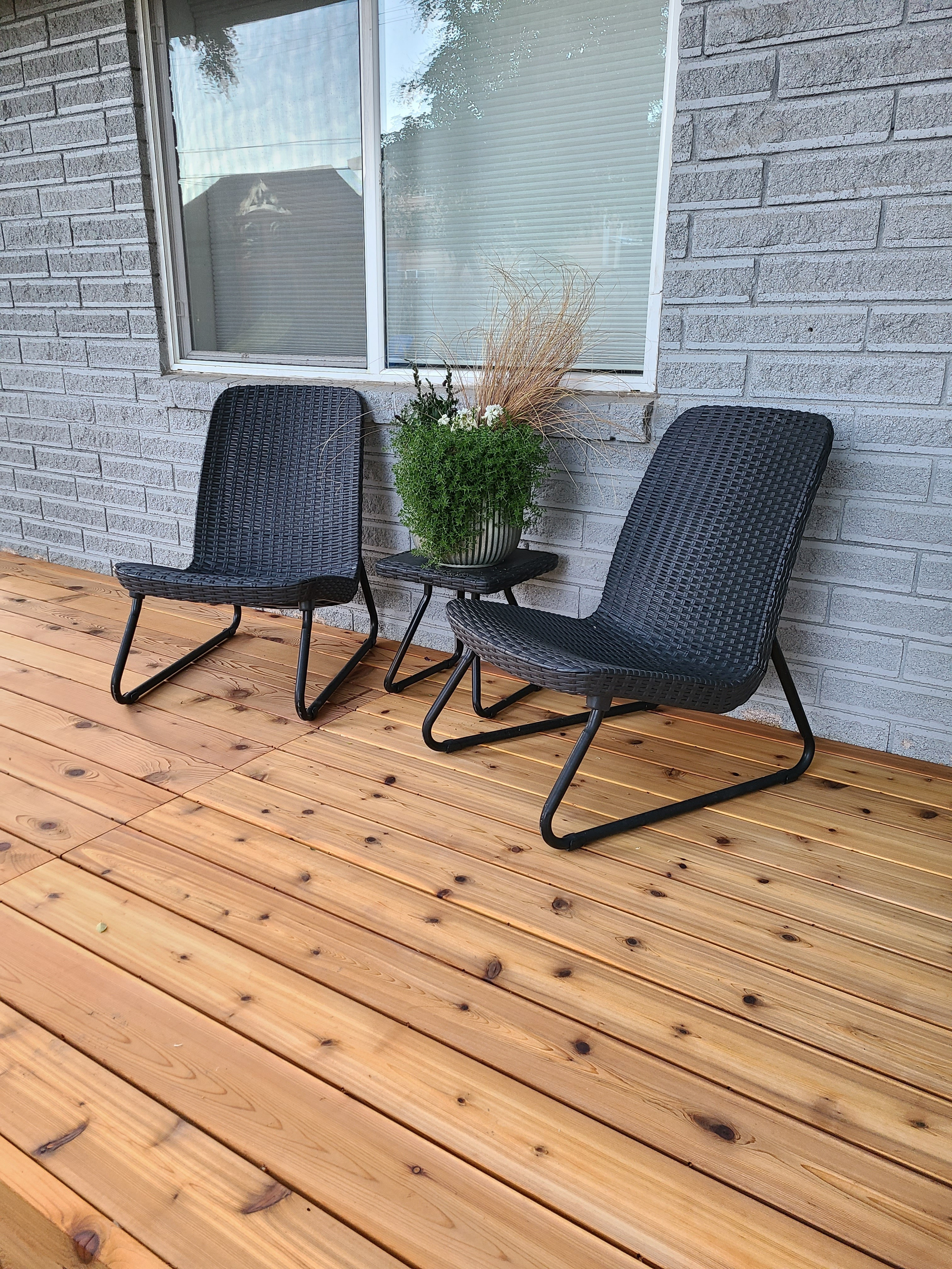 These outdoor chairs have been the longest lasting items in our backyard. We've had them 6 years now and they look just as good today as they did when we got them - but everything else in the backyard has been replaced! Highly recommend if you're looking for affordable outdoor chairs that actually last! #outdoorfurniture #backyard #patio  

 #LTKHome