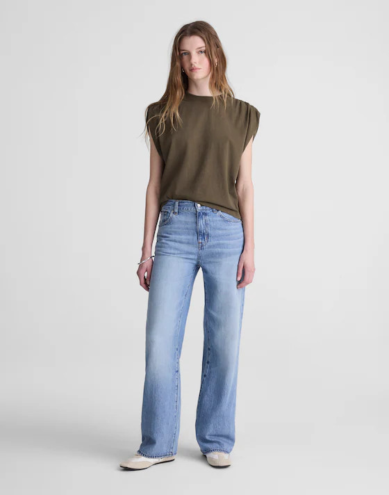 The Relaxed Muscle Tee in Vintage Jersey | Madewell