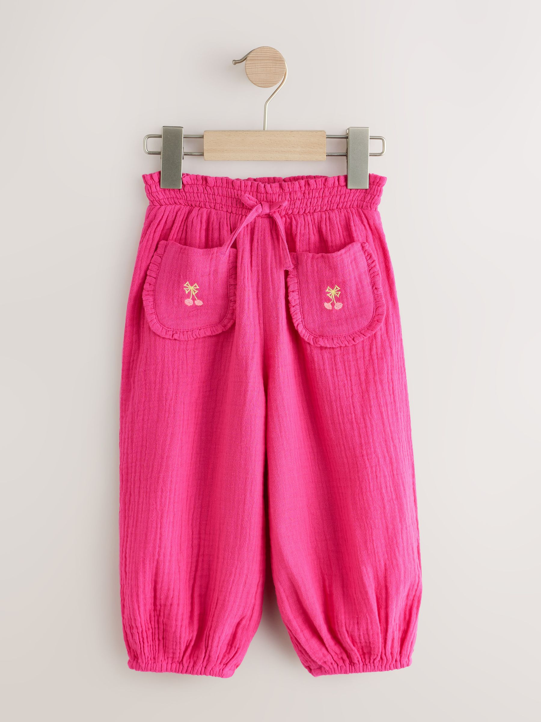 Next Bright Pink Pull On Trousers (3mths-7yrs) | Next US