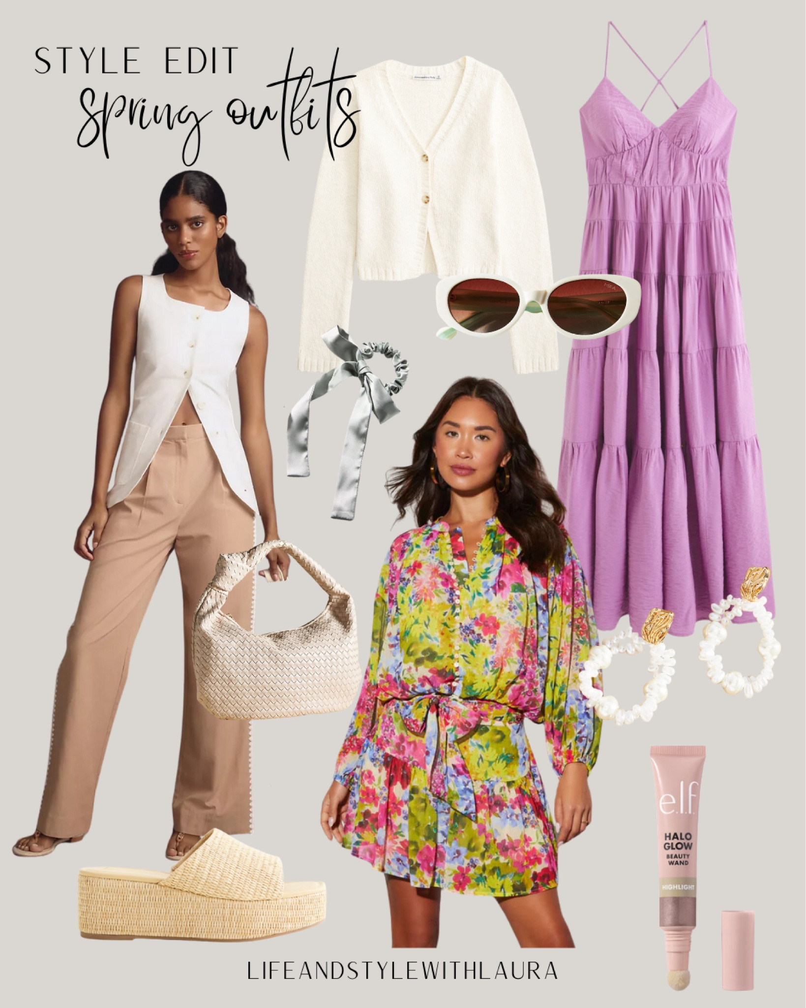 ✨LTK exclusive sale✨ Click on item for exclusive promo code
Style edit - spring outfit inspiration 
Vacation outfit, resort wear, Easter outfit 
Spring style, flowy tiered maxi dress, comfy textural cardigan, floral long sleeve top and skirt set, wide pants, straw platform heels slides, bottega veneta  Jodie dupe bag purse

#LTKSpringSale #LTKstyletip #LTKSeasonal