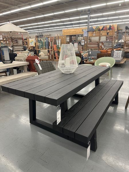 Loving this table to replace our outdoor table!  I just need to push the button!  It’s gorgeous and so solid! 
#worldmarket #outdoordining #patiofinds 

#LTKFamily #LTKSeasonal #LTKHome