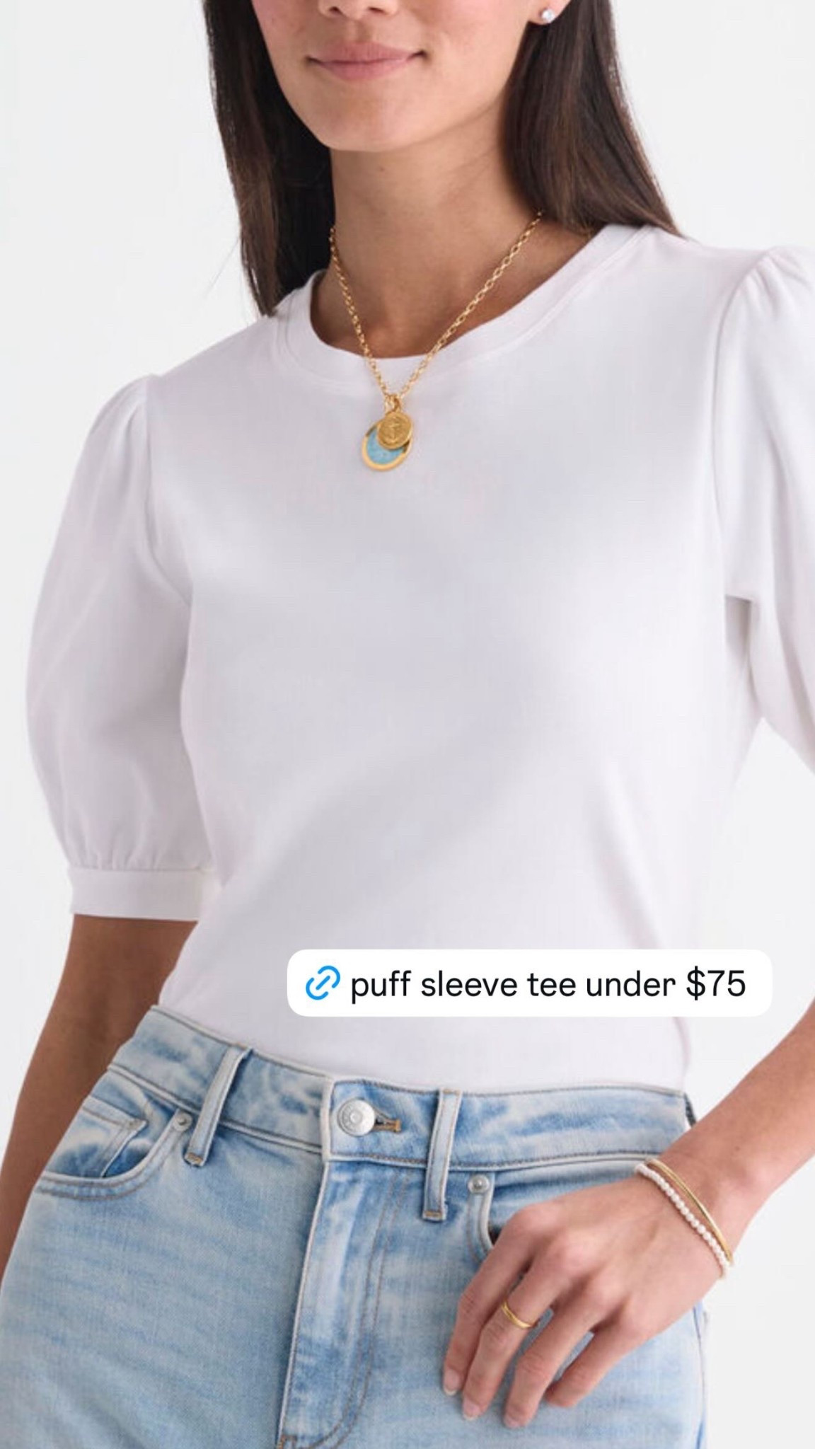 this staple under $75 puff sleeve tee will be a favorite this spring & summer! looks like a top I love that’s 2x the price! pair with jeans shorts or skirts all season long 💫

#LTKSeasonal