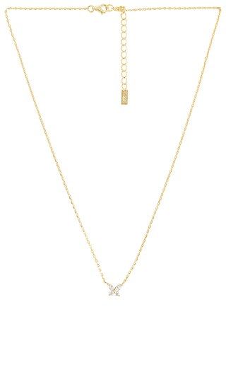 Crystal Butterfly Necklace in Gold | Revolve Clothing (Global)