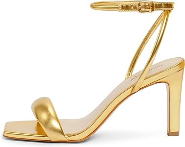 Modatope Womens Sandals Square Open Toe Strappy High Heels Ankle Strap Heels for Women Party Wedd... | Amazon (US)