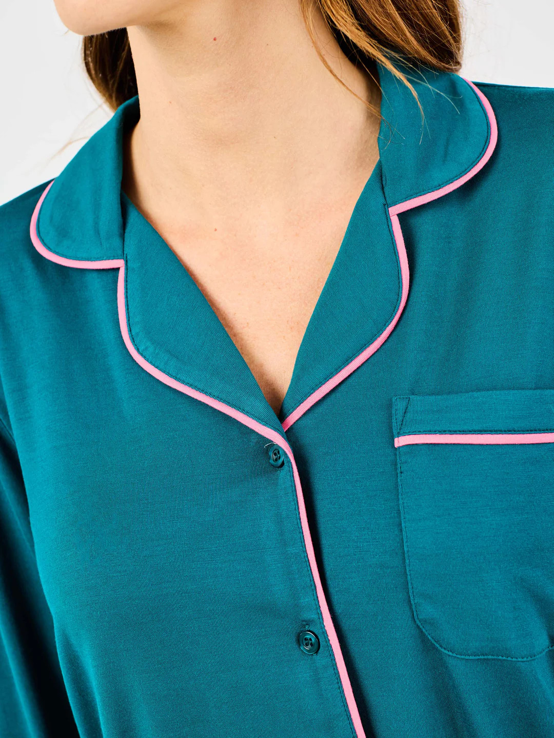 Women's Charlotte Top | Teal | Mary Square