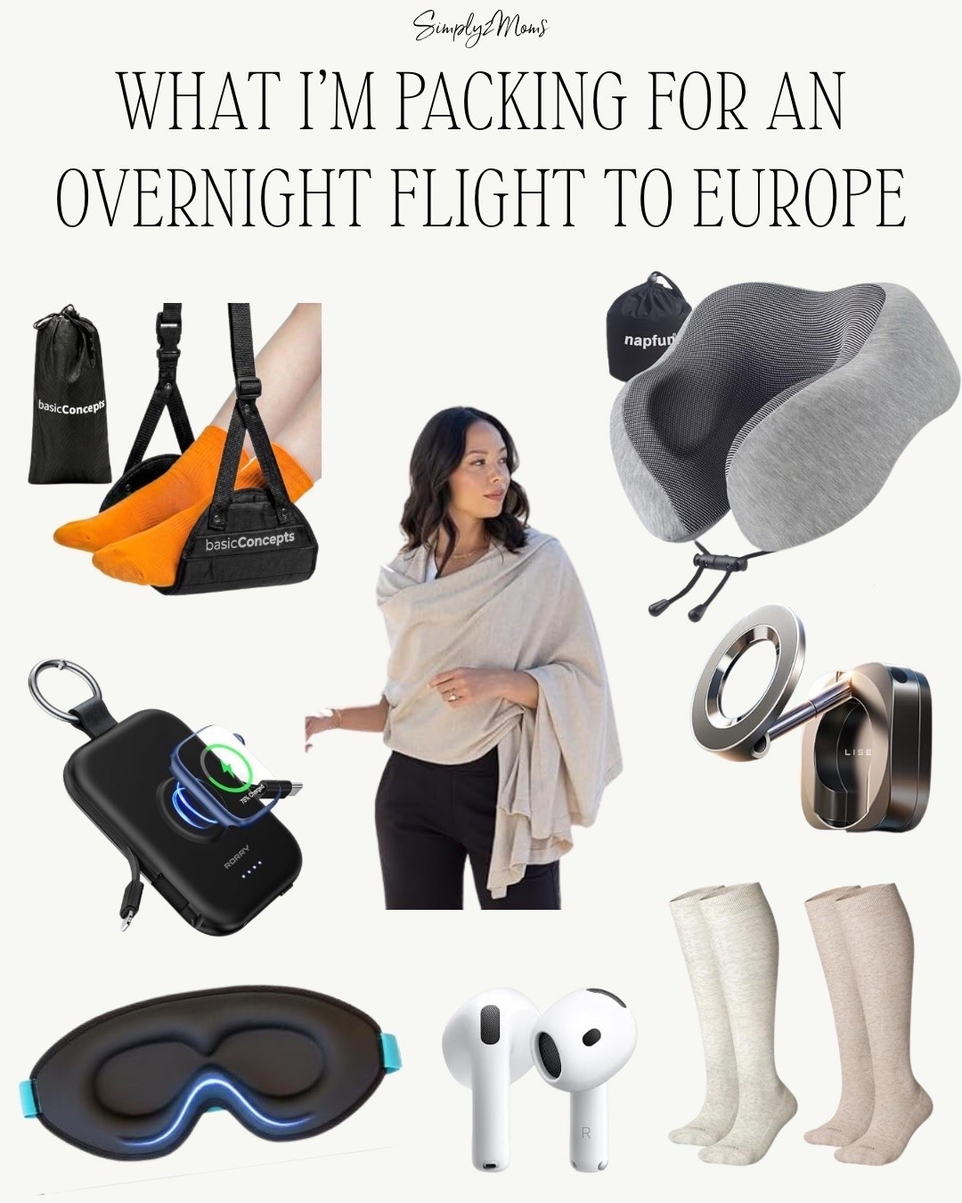 An overnight flight is never going to feel like a great night’s sleep, but the right travel essentials can definitely make it more comfortable. These are the things I’m bringing along to help me settle in, get some rest, and make the long flight feel a little easier.