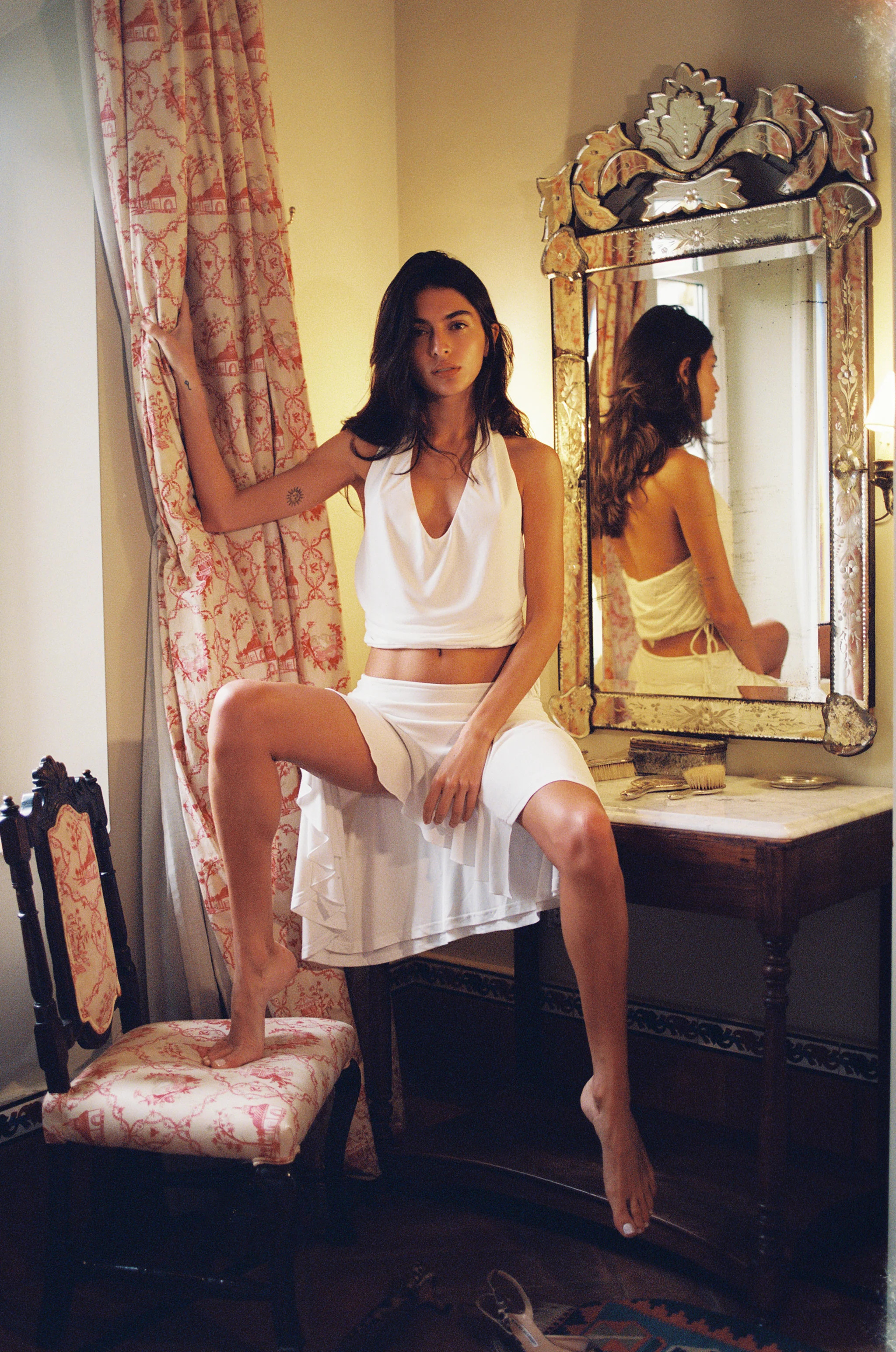 Jolene Top | White | With Jean (US)