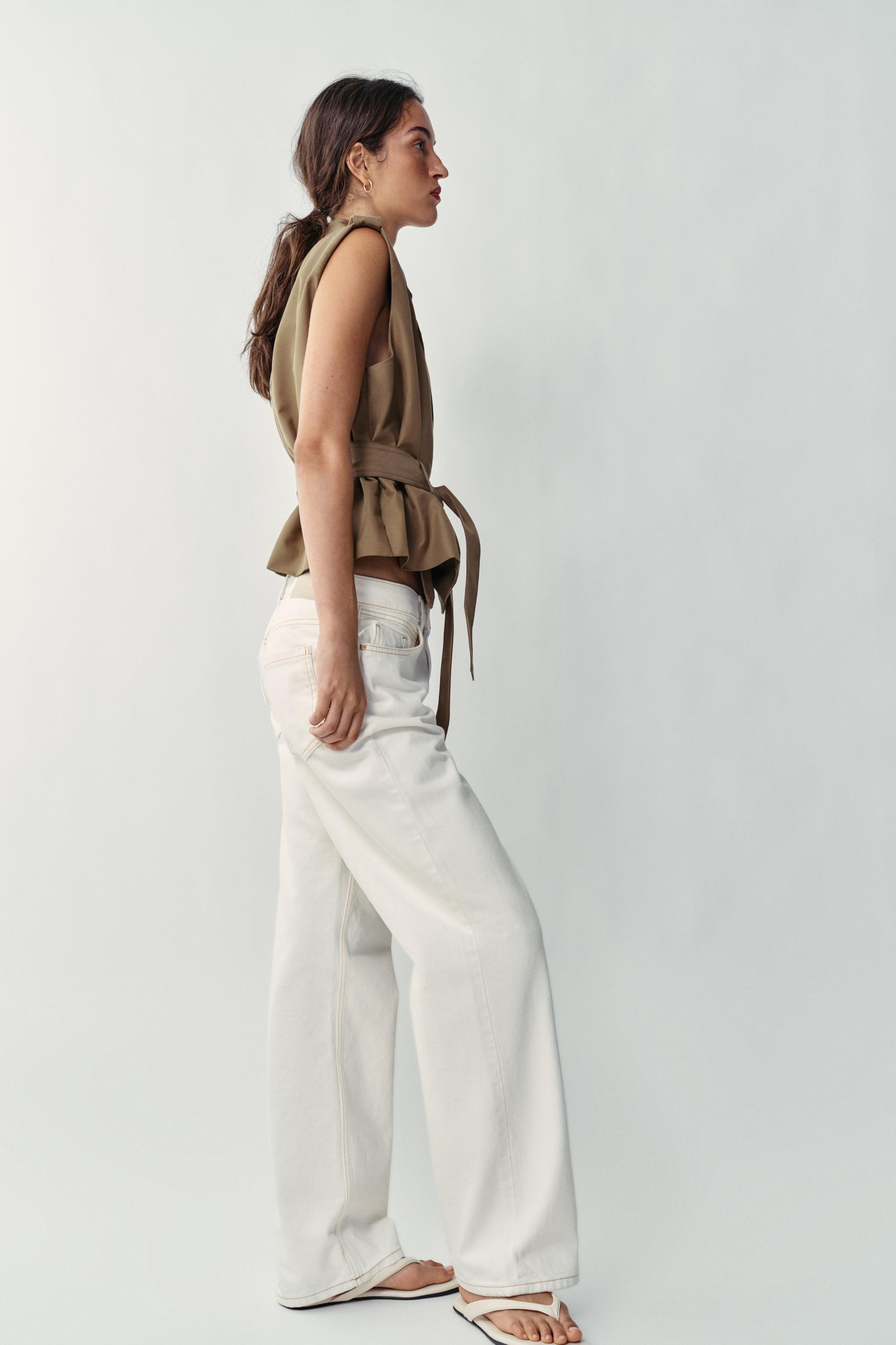 BELTED DOUBLE-BREASTED WAISTCOAT | Zara UK