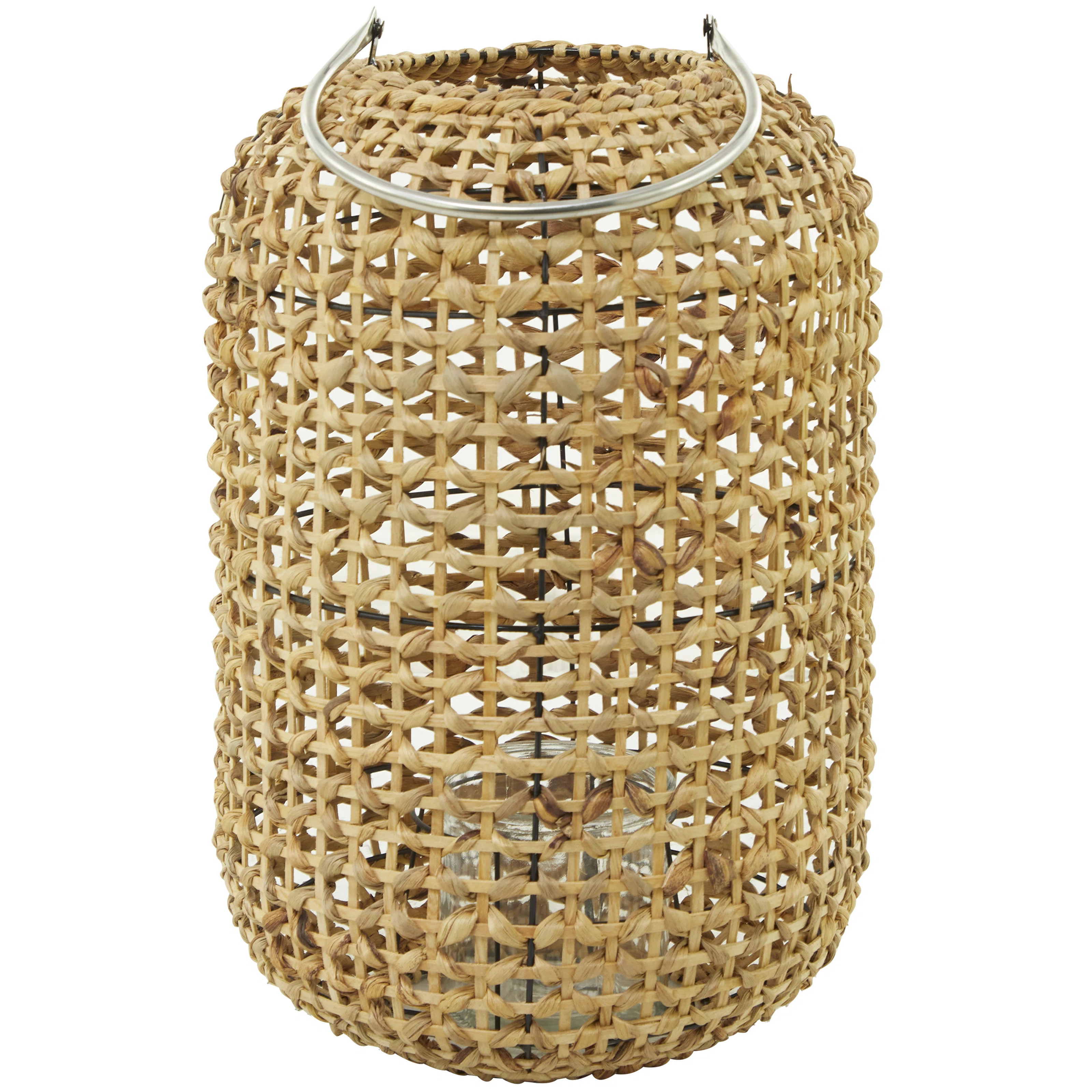Cole And Grey Natural Metal Lantern | Wayfair North America