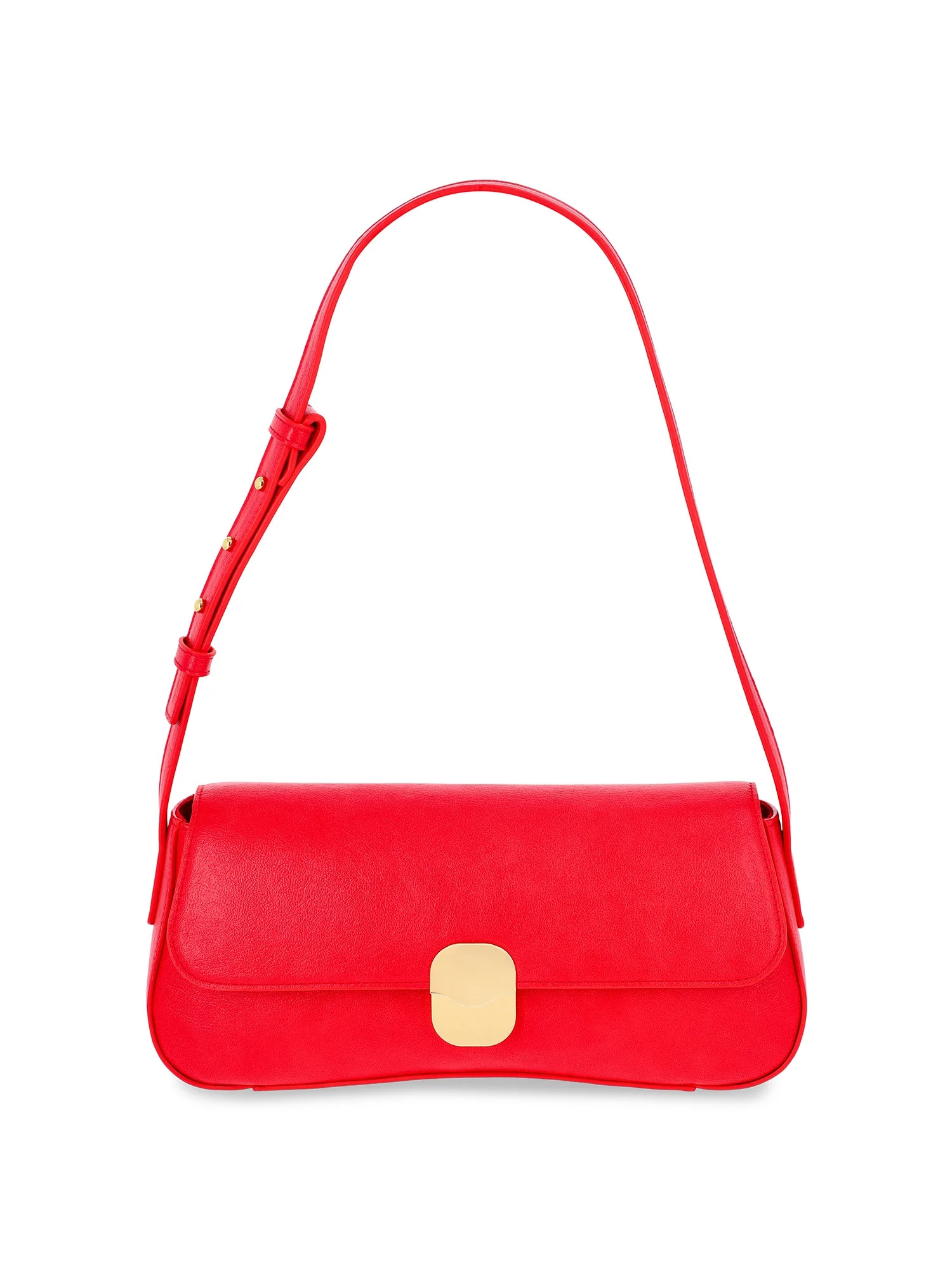 Time and Tru Women's Goldie Shoulder Bag, True Red | Walmart (US)