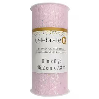 Chunky Glitter Tulle by Celebrate It™ | Michaels Stores