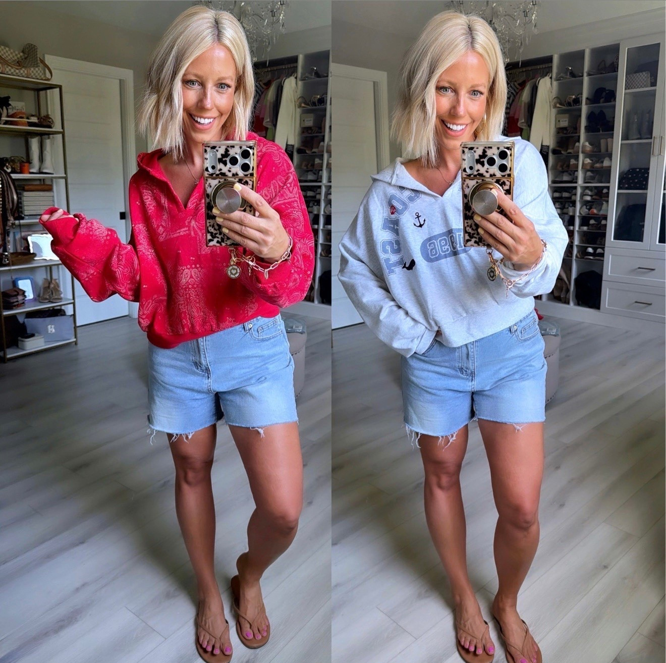 Hoodies size medium
Shorts sized up 2 sizes to an 8 for a roomy fit!

#LTKSaleAlert #LTKootd #LTKmomlife