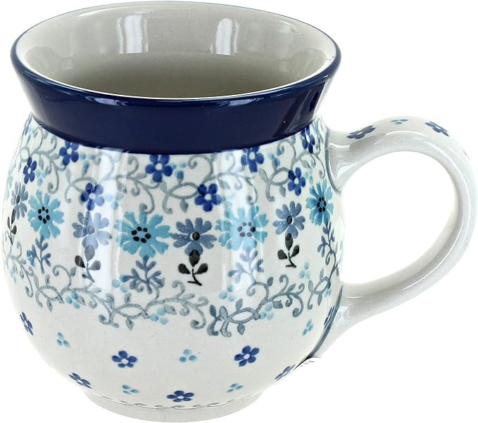 Blue Rose Polish Pottery Celeste Bubble Mug | Amazon (US)