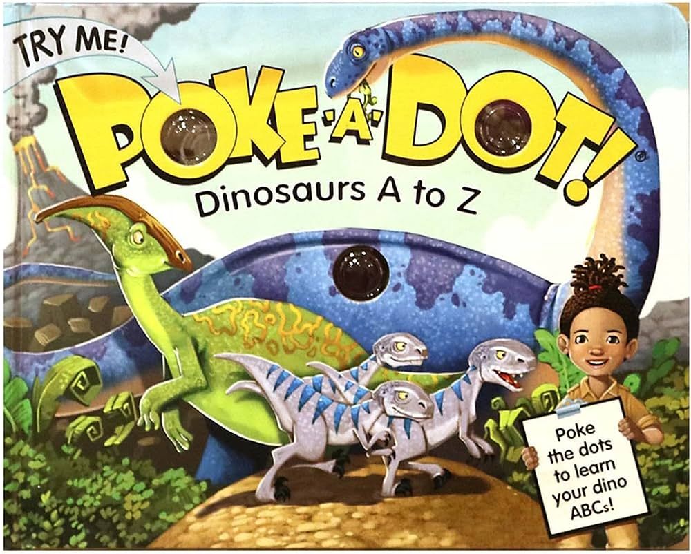 Melissa & Doug Children's Book - Poke-A-Dot: Dinosaurs A to Z (Board Book with Buttons to Pop) - ... | Amazon (US)