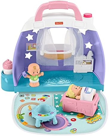 Fisher-Price Little People Cuddle & Play Nursery, portable nursery play set for toddlers and pres... | Amazon (US)