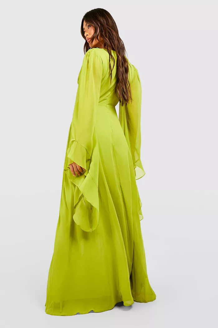 Chiffon Cut Out Maxi Dress | Boohoo.com (UK & IE)