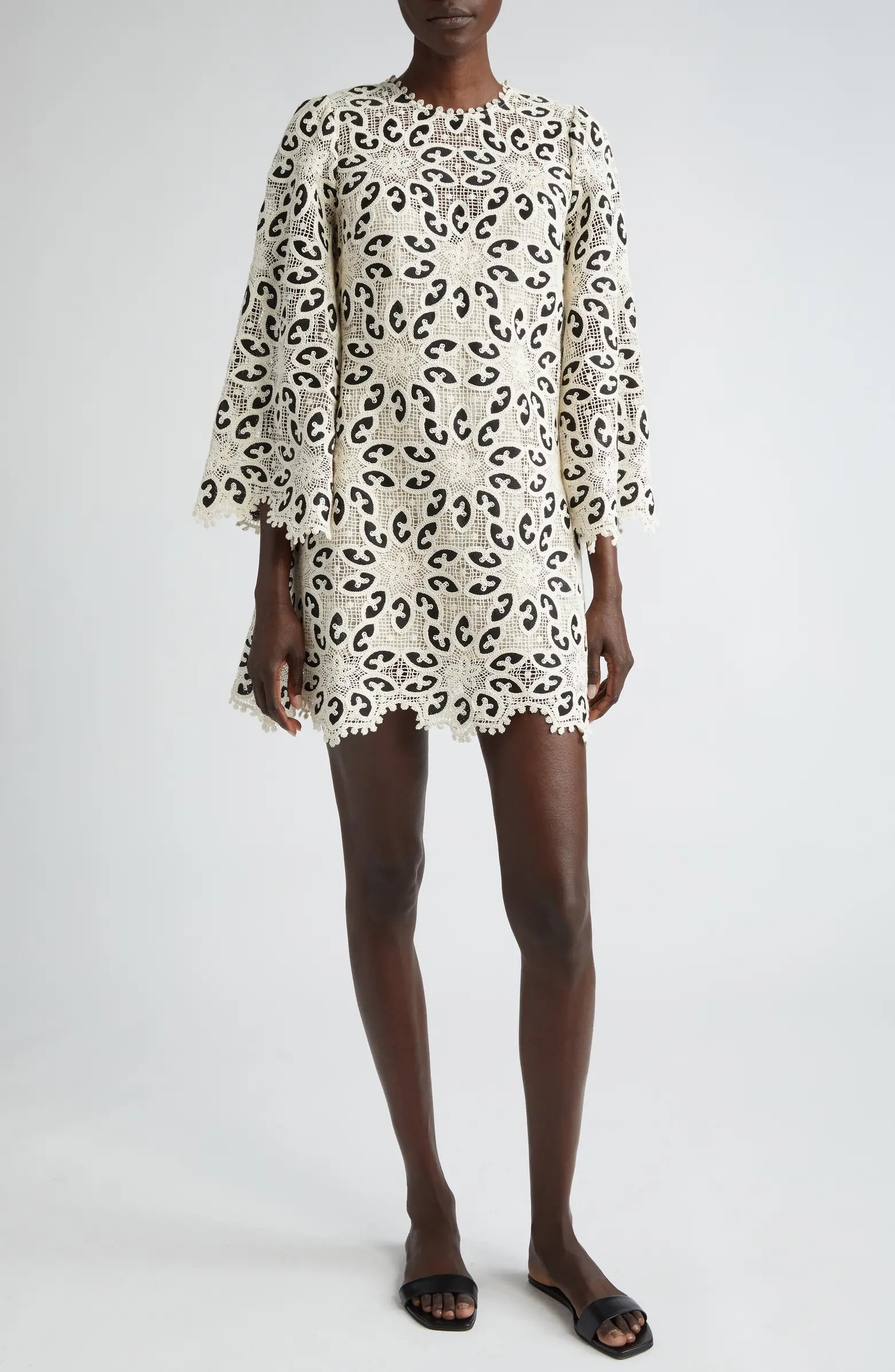 Zimmermann Ottie Lace Shift Minidress | Nordstrom | Nordstrom