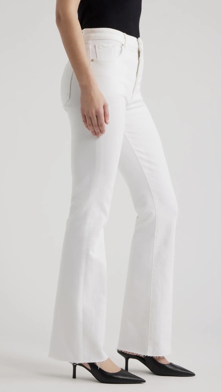 New summer white jeans! Casual-chic and vintage-inspired, these bootcut jeans feature full-length legs and superstretchy denim so you move effortlessly all day long.
I sized up because they were too form fitting.

#LTKgrwm #LTKootd #LTKSeasonal