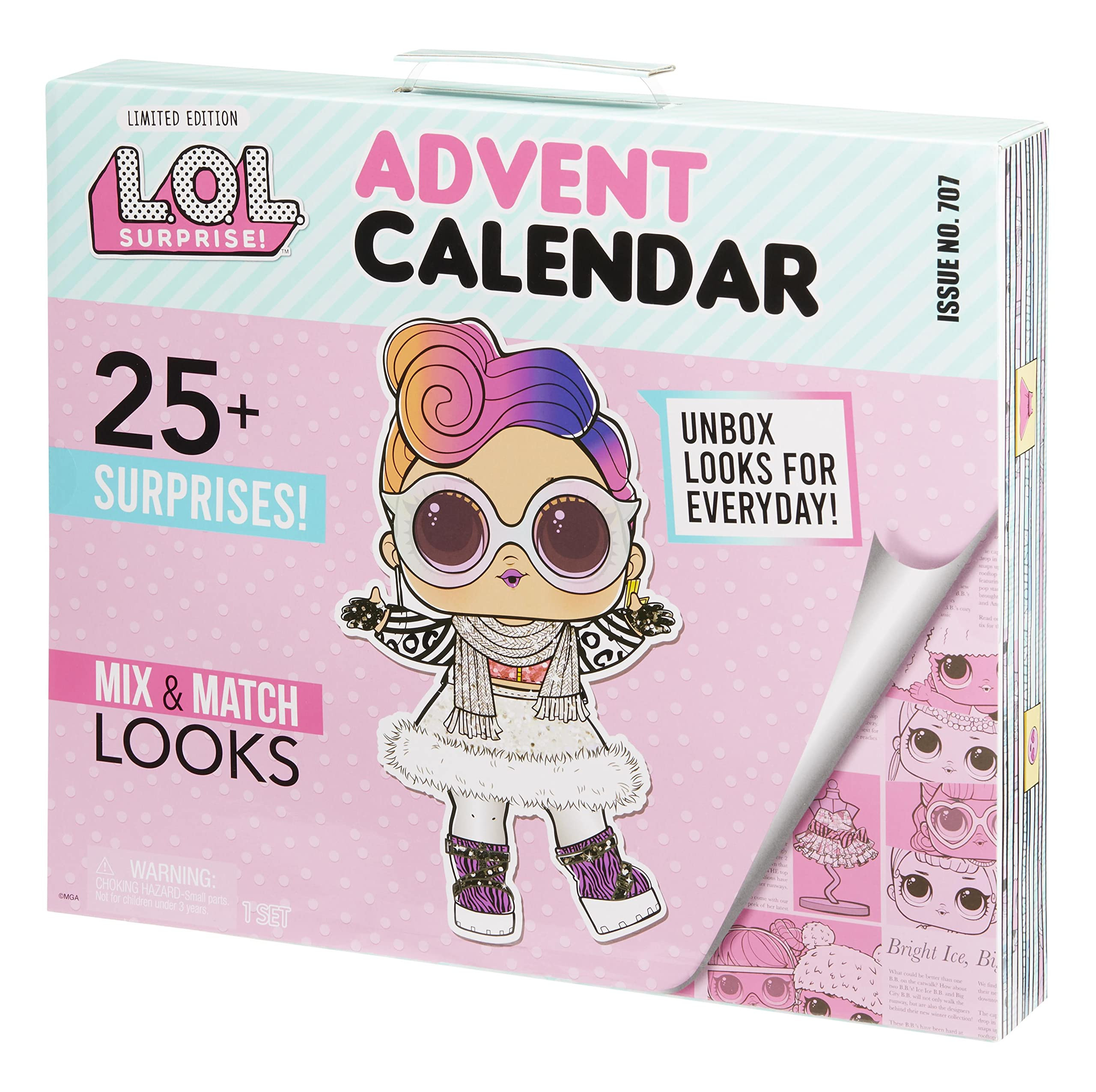 L.O.L. Surprise! Advent Calendar with 25+ Surprises Including a Collectible Doll with Mix and Mat... | Amazon (US)
