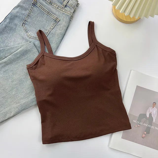 DIYI - Plain Padded Cami Top | YesStyle.com