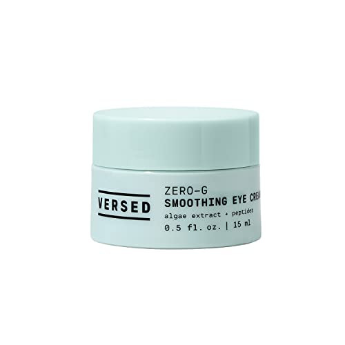Versed Zero-G Smoothing Eye Cream - Smoothing Algae Extract, Firming Peptides and Deeply Moisturizing Olive Oil - Vegan Eye Cream For Wrinkles And Fine Lines (0.5 fl oz) | Amazon (US)