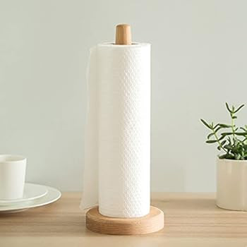 Paper Towel Holder ,DNIEBW Kitchen Paper Hanger Rack Bathroom Towel Roll Stand Organizer Simply S... | Amazon (US)