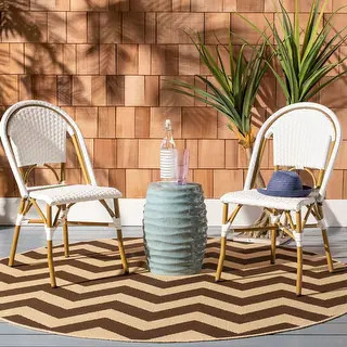 SAFAVIEH Outdoor Living Salcha Stackable Side Chair (Set of 2) | Bed Bath & Beyond