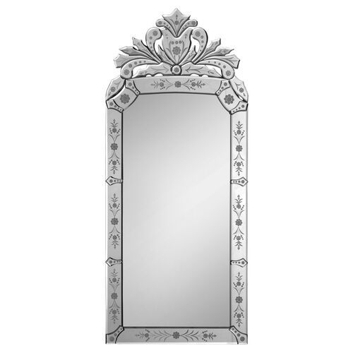 Martha Oversized Wall Mirror, Mirrored | One Kings Lane