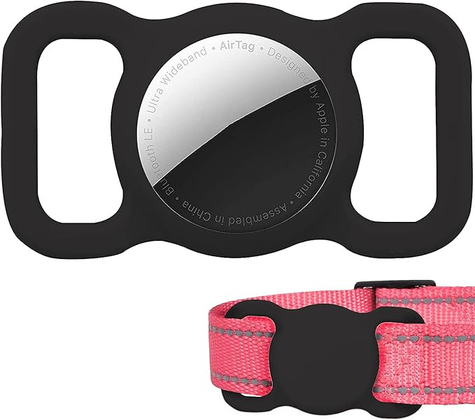 Protective Airtag Case for Dog Collar, Pet/Dog Collar Holder Case Compatible with Apple AirTag, W... | Amazon (US)
